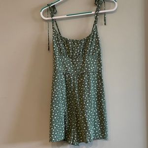 Floral print romper